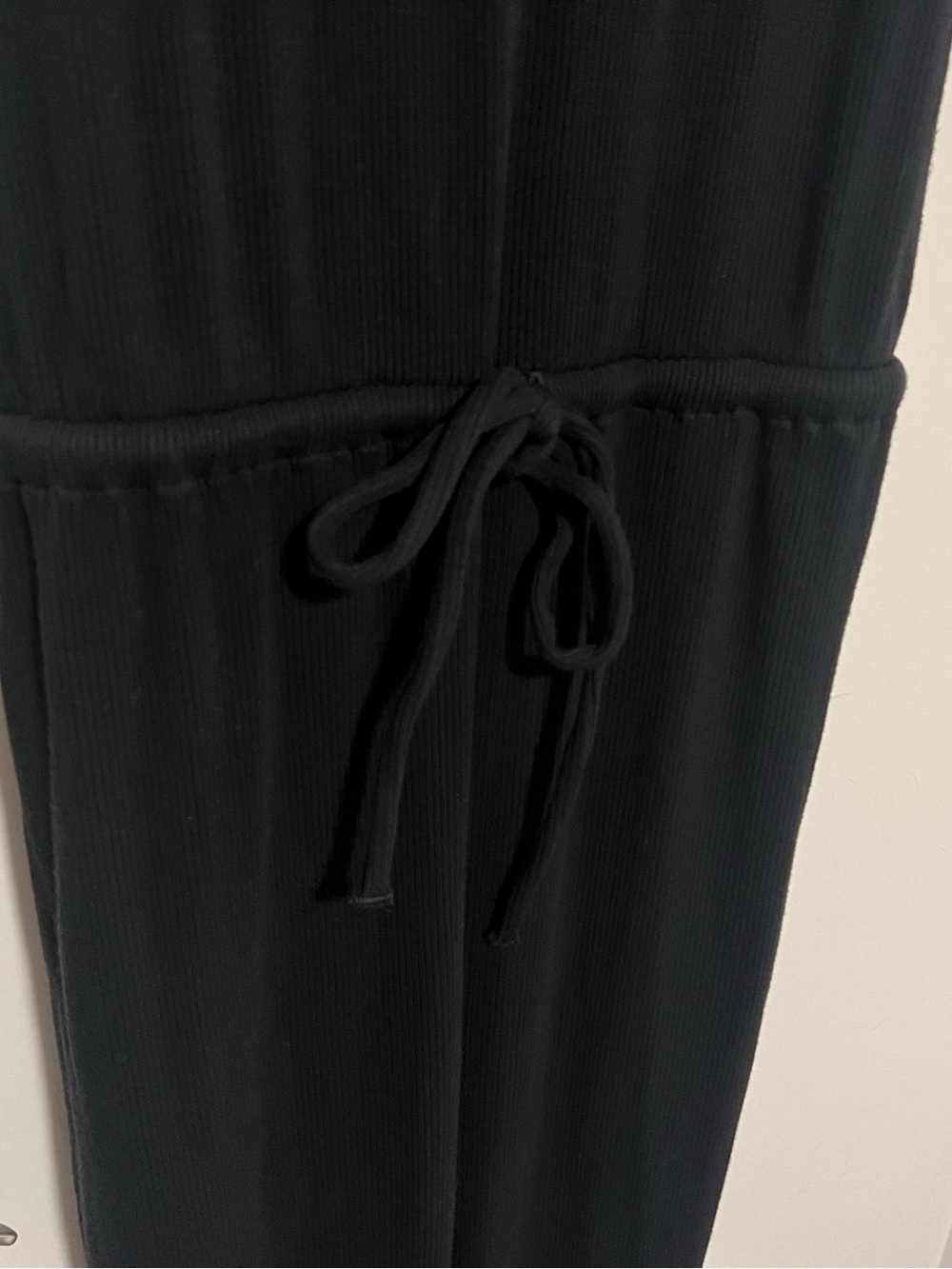 Spiritual Gangster Black Sleeveless Drawstring Jumpsuit - Picture 3 of 7